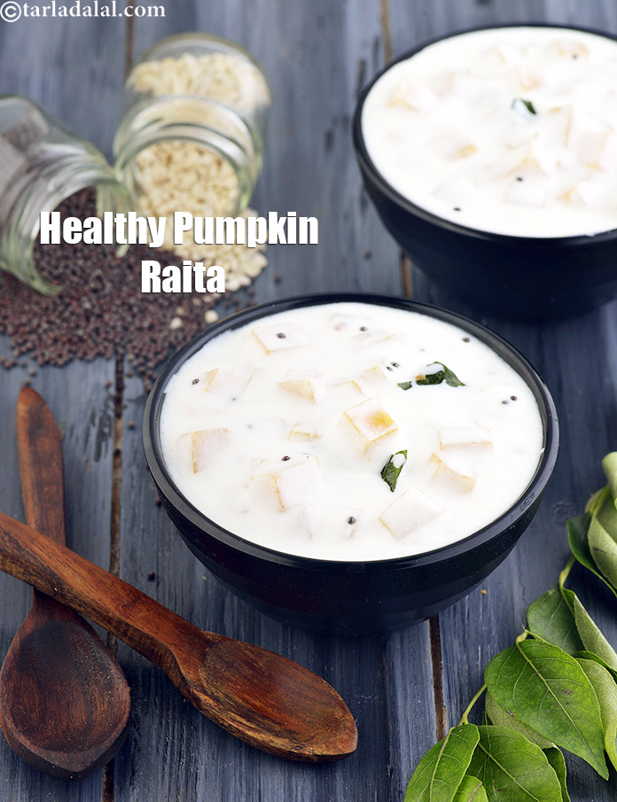 Calories in Healthy Pumpkin Raita, Kaddu ka Raita