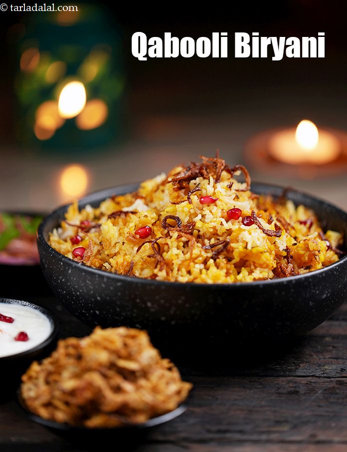 Qabooli Biryani, Hyderabadi Chana Dal Biryani