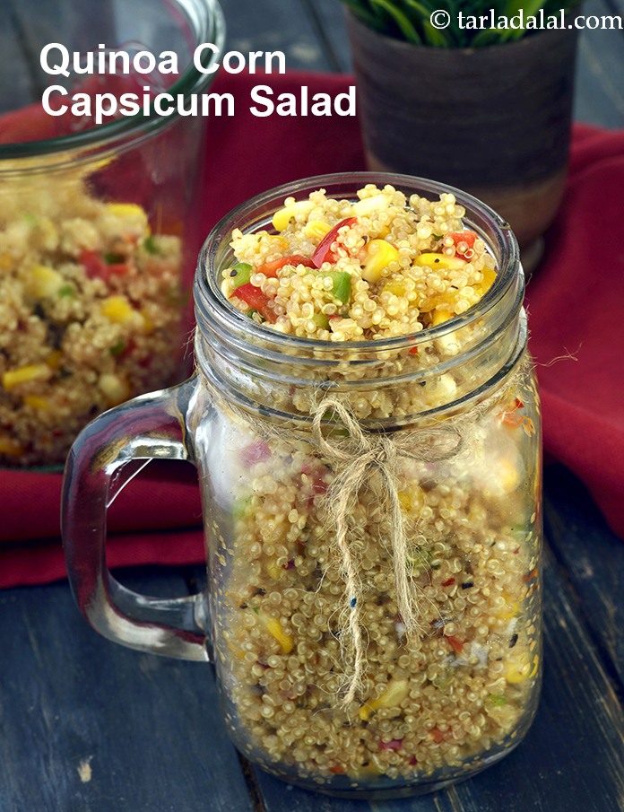 Calories in Quinoa, Corn and Capsicum Salad