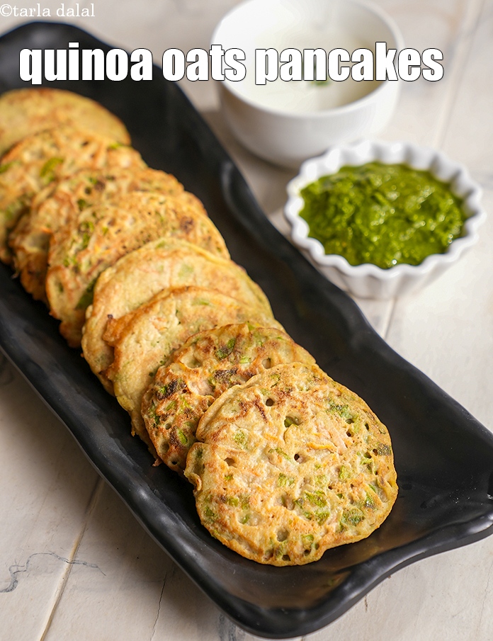 Calories in Quinoa Oats Pancake, Ibs Recipe