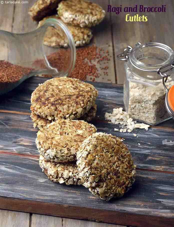 Ragi and Broccoli Cutlets
