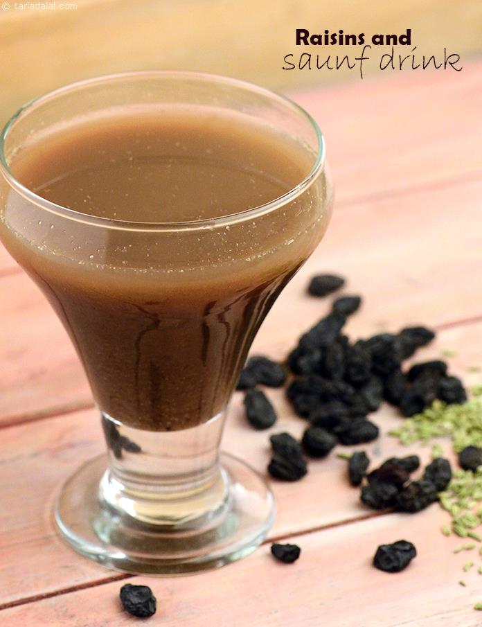 Raisin and Saunf Drink