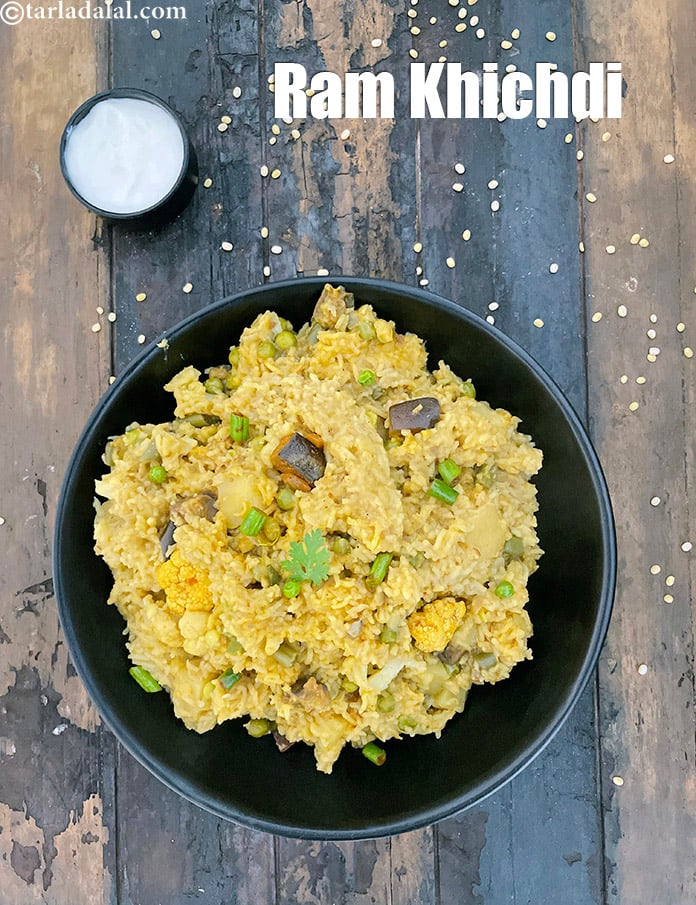 Calories in Gujarati Ram Khichdi, Kathiyavadi Ram Khichdi