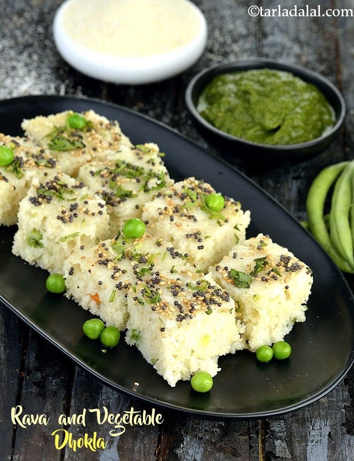 Calories in Rava and Vegetable Dhokla