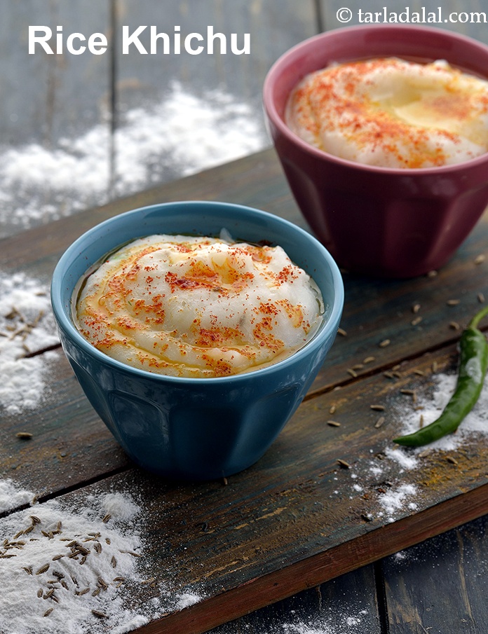 Calories in Rice Khichu ( Gujarati Recipe)