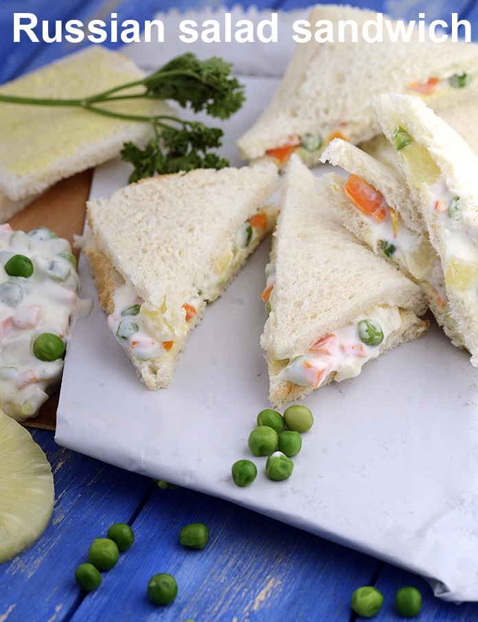 Calories in Russian Salad Sandwich
