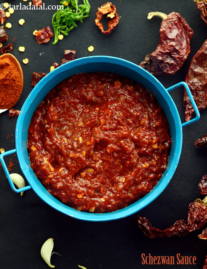 Calories in Schezwan Sauce, Schezuan Sauce Chinese Recipe