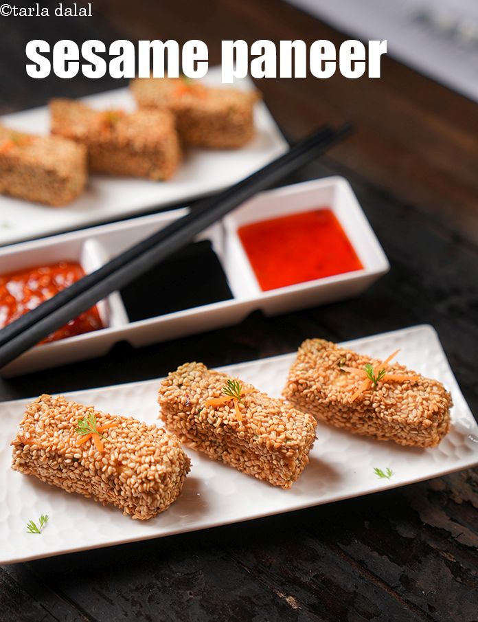 Sesame Paneer