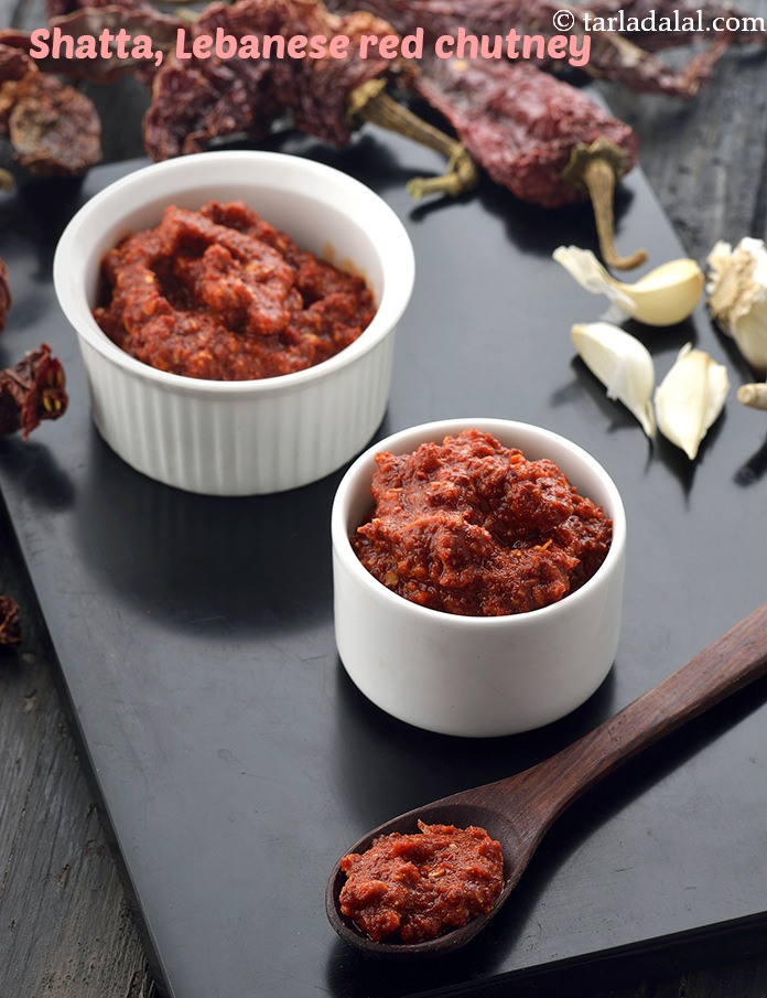 Shatta , Lebanese Red Chutney