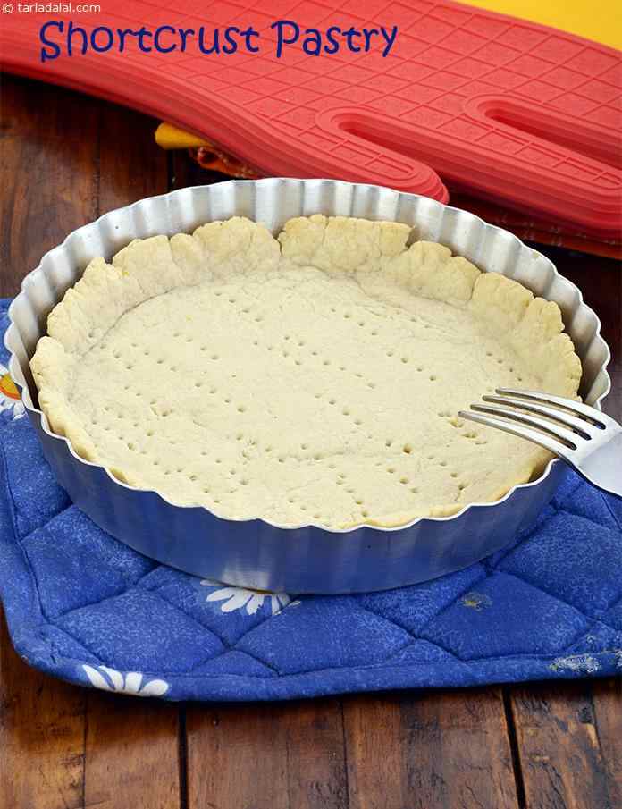 Shortcrust Pastry,  Basic Eggless Shortcrust Pastry