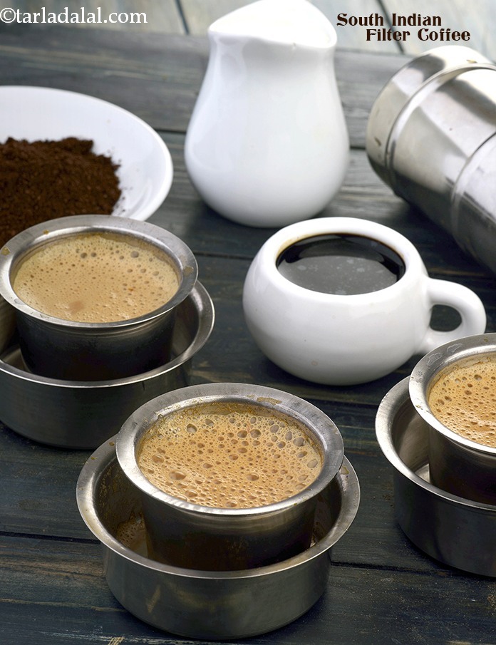 Calories in South Indian Filter Coffee, Filter Coffee Recipe