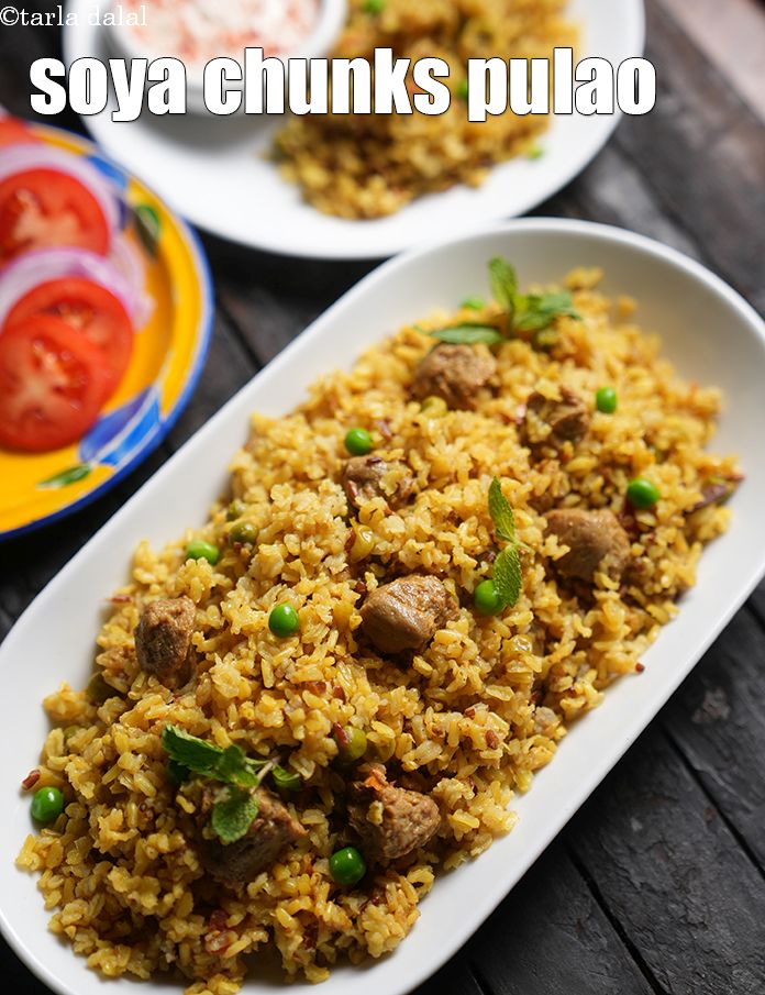 Soya Chunks Pulao