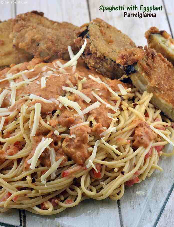 Calories in Spaghetti with Eggplant Parmigianna