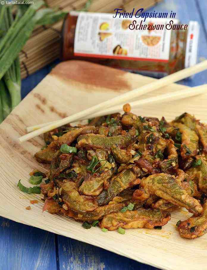 Calories in Fried Capsicum in Schezuan Sauce