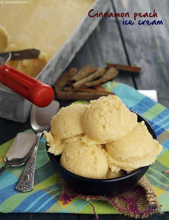 Calories in Cinnamon Peach Ice Cream