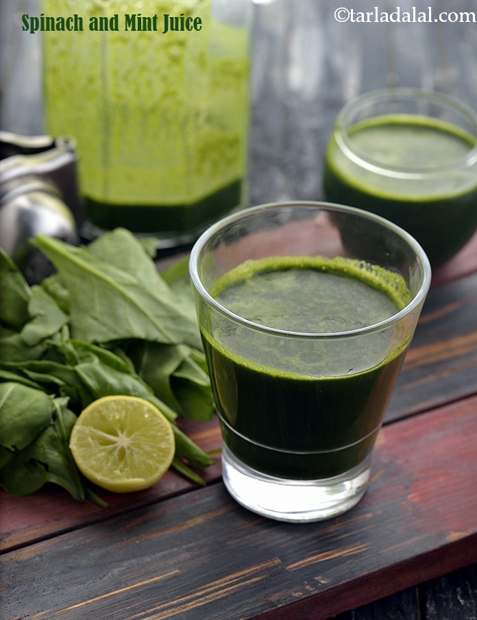 Calories in Spinach and Mint Juice