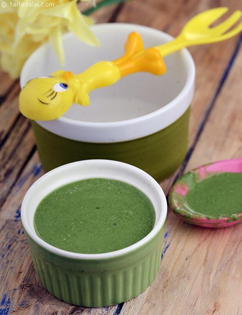 Spinach Paneer Puree for Babies
