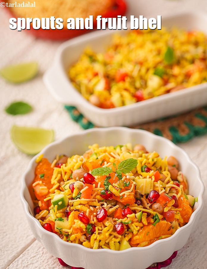 Calories in Sprout and Fruit Bhel