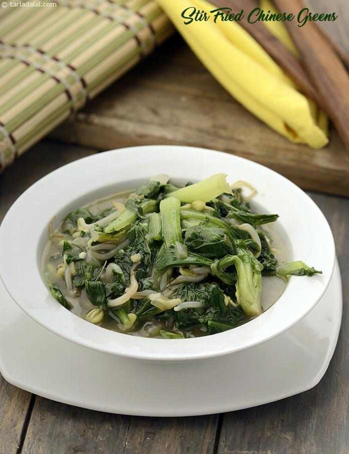 Calories in Stir Fried Chinese Greens