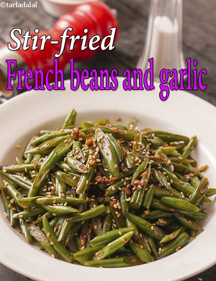 Calories in Stir Fried French Beans and Garlic