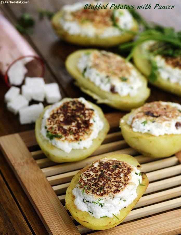 Stuffed Potatoes with Paneer