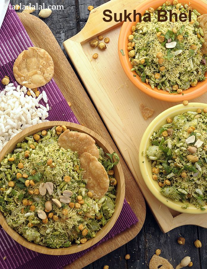 Calories in Sukha Bhel ( Mumbai Roadside Recipes)