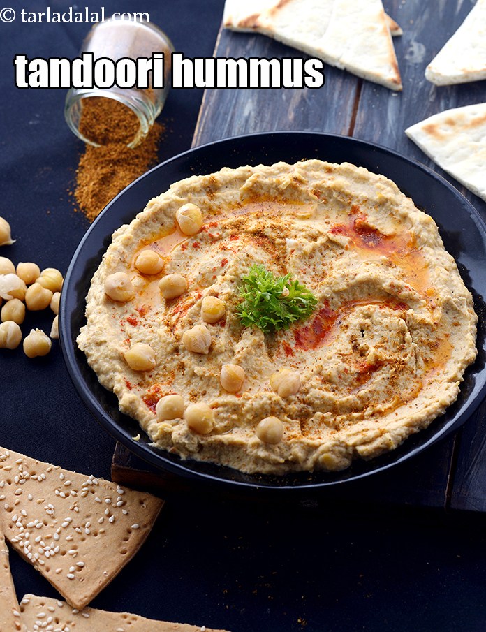 Calories in Tandoori Hummus, Healthy Tandoori Hummus