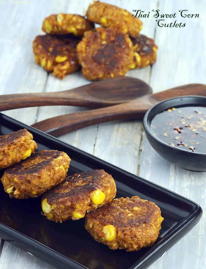 Thai Sweet Corn Cutlets