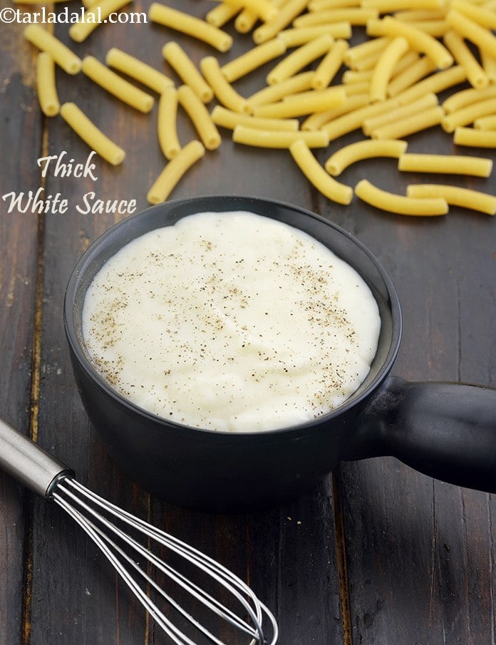 Calories in Thick White Sauce, Recipes Used for Baked Dishes