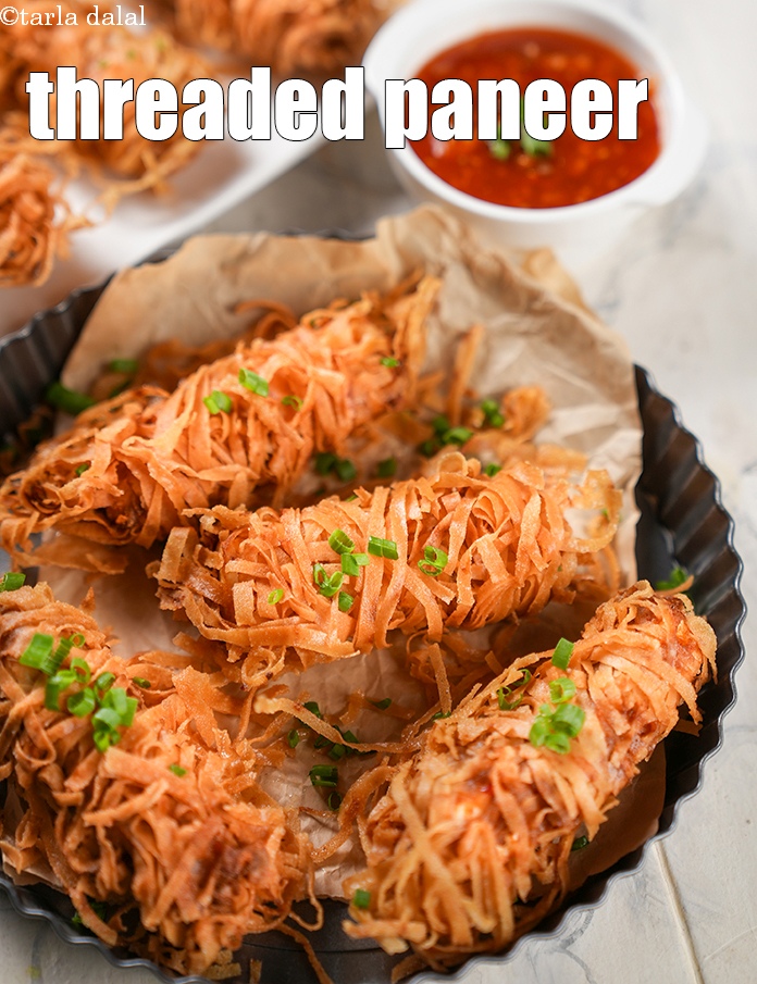 Calories in Threaded Paneer Rolls ( Paneer Snacks )