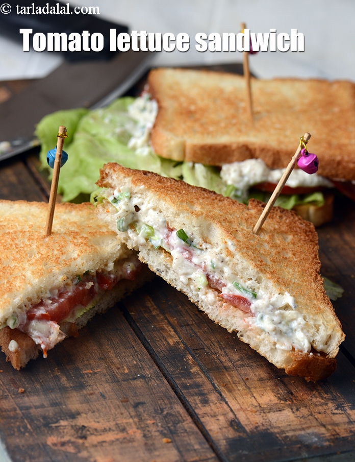 Calories in Tomato Lettuce Sandwich