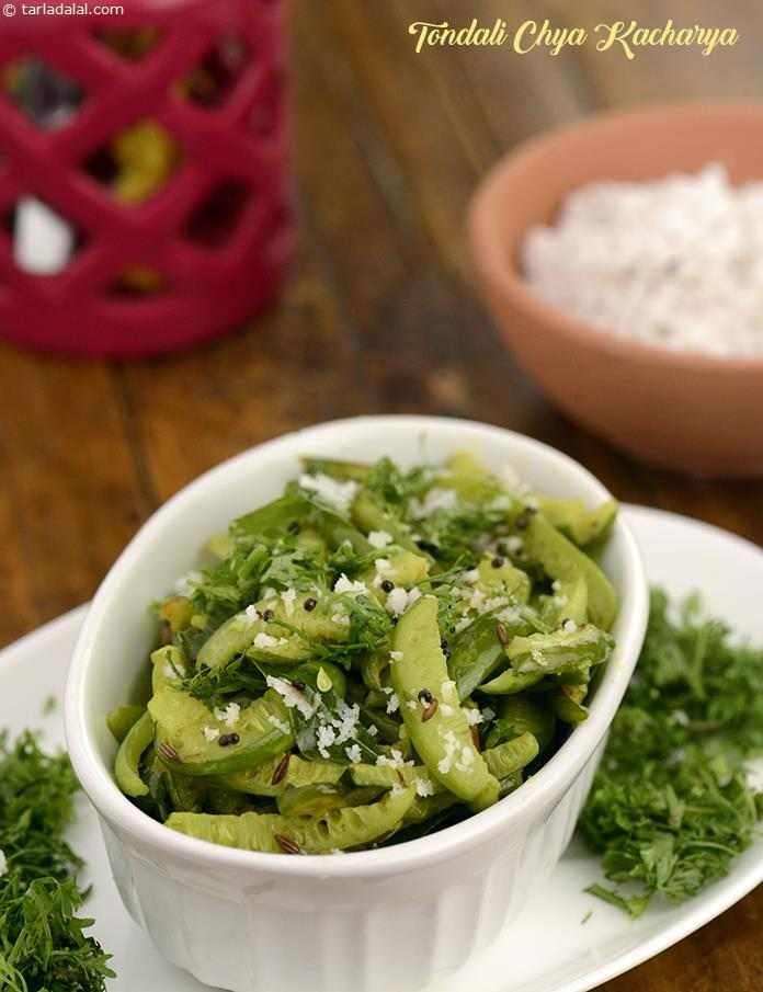 Calories in Tondali Chya Kacharya