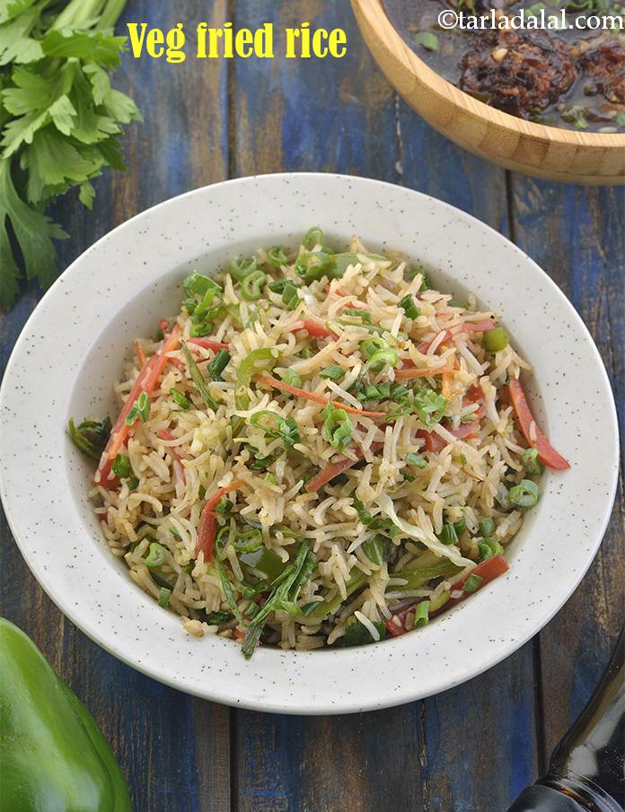 Calories in Veg Fried Rice ( Mumbai Roadside Recipes )