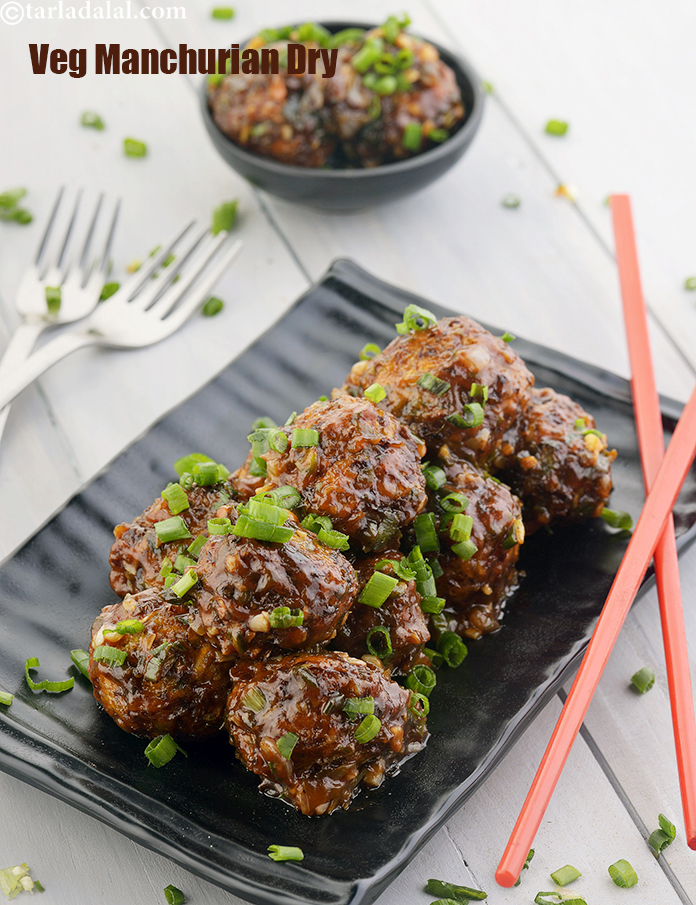 Calories in Veg Manchurian, Chinese Dry Manchurian