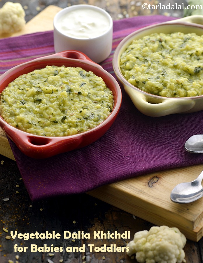 Calories in Vegetable Dalia Khichdi for Babies and Toddlers