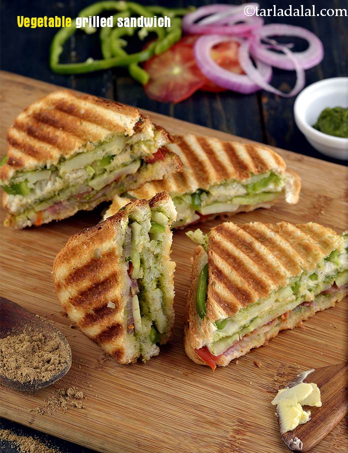 Calories in Vegetable Grill Sandwich ( Mumbai Roadside Recipes )
