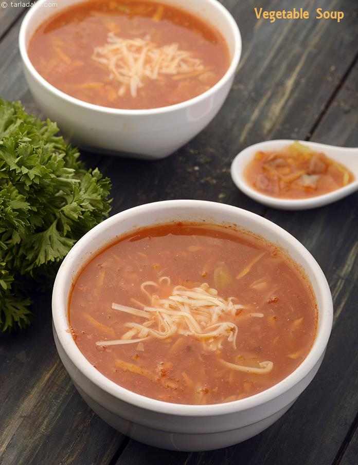 Calories in Vegetable Soup , Indian Style Vegetarian Soup