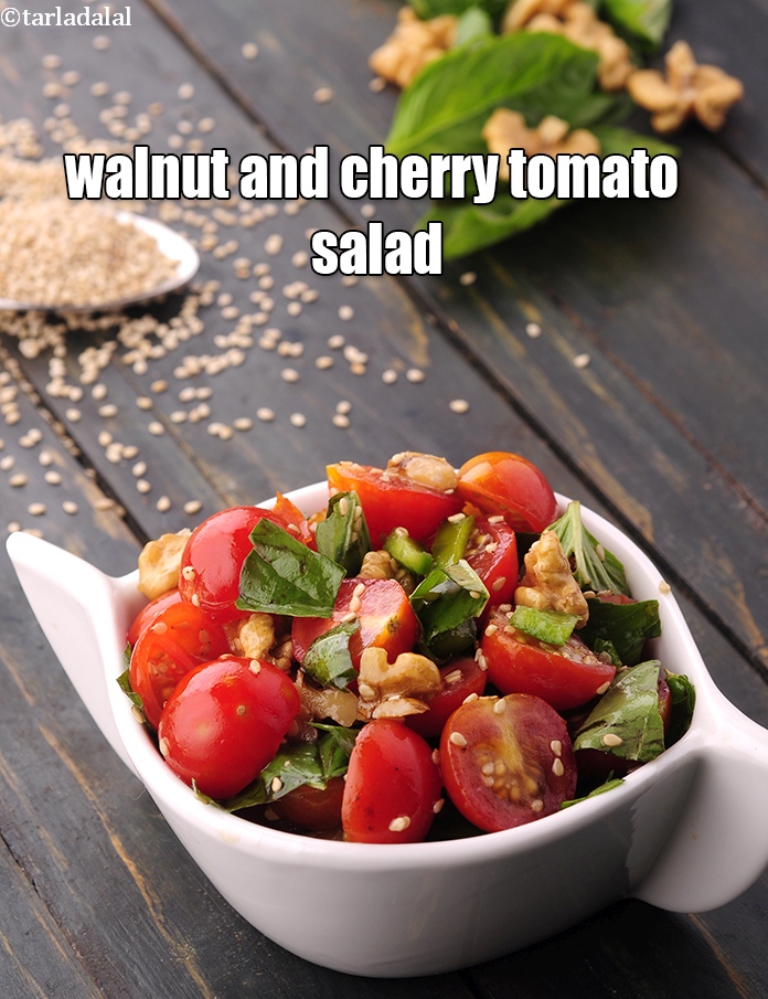 Walnut and Cherry Tomato Salad, Quick Cherry Tomato Salad
