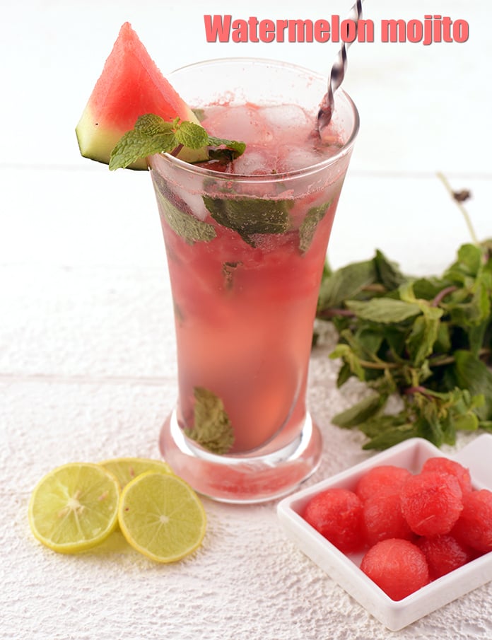 Calories in Watermelon Mint Mojito Summer Drink