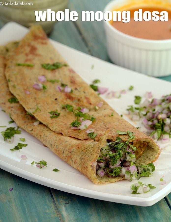 Whole Moong Dosa