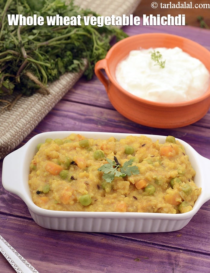 Whole Wheat and Vegetable Khichdi