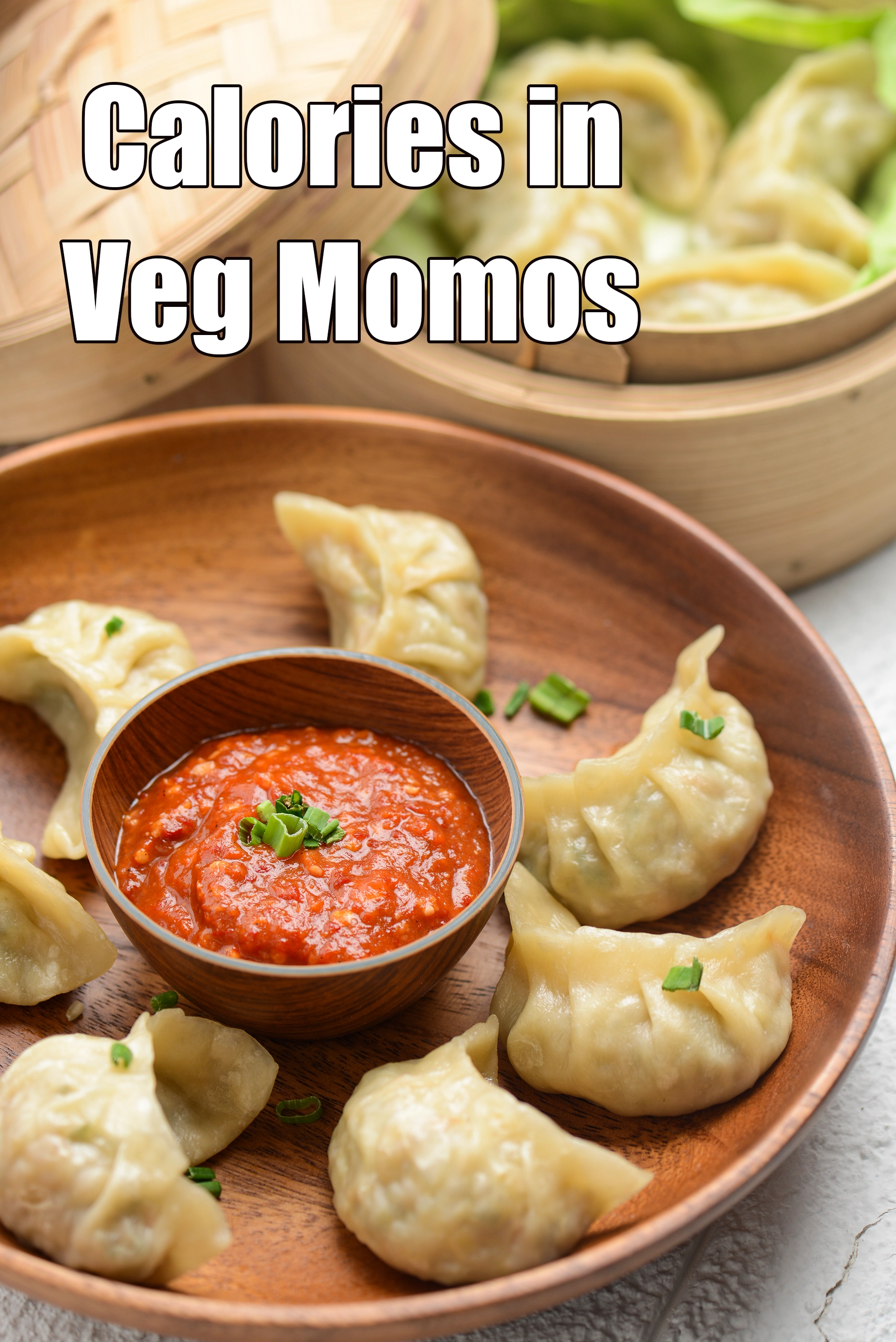 Calories in Veg Momos, Indian Vegetable Momos