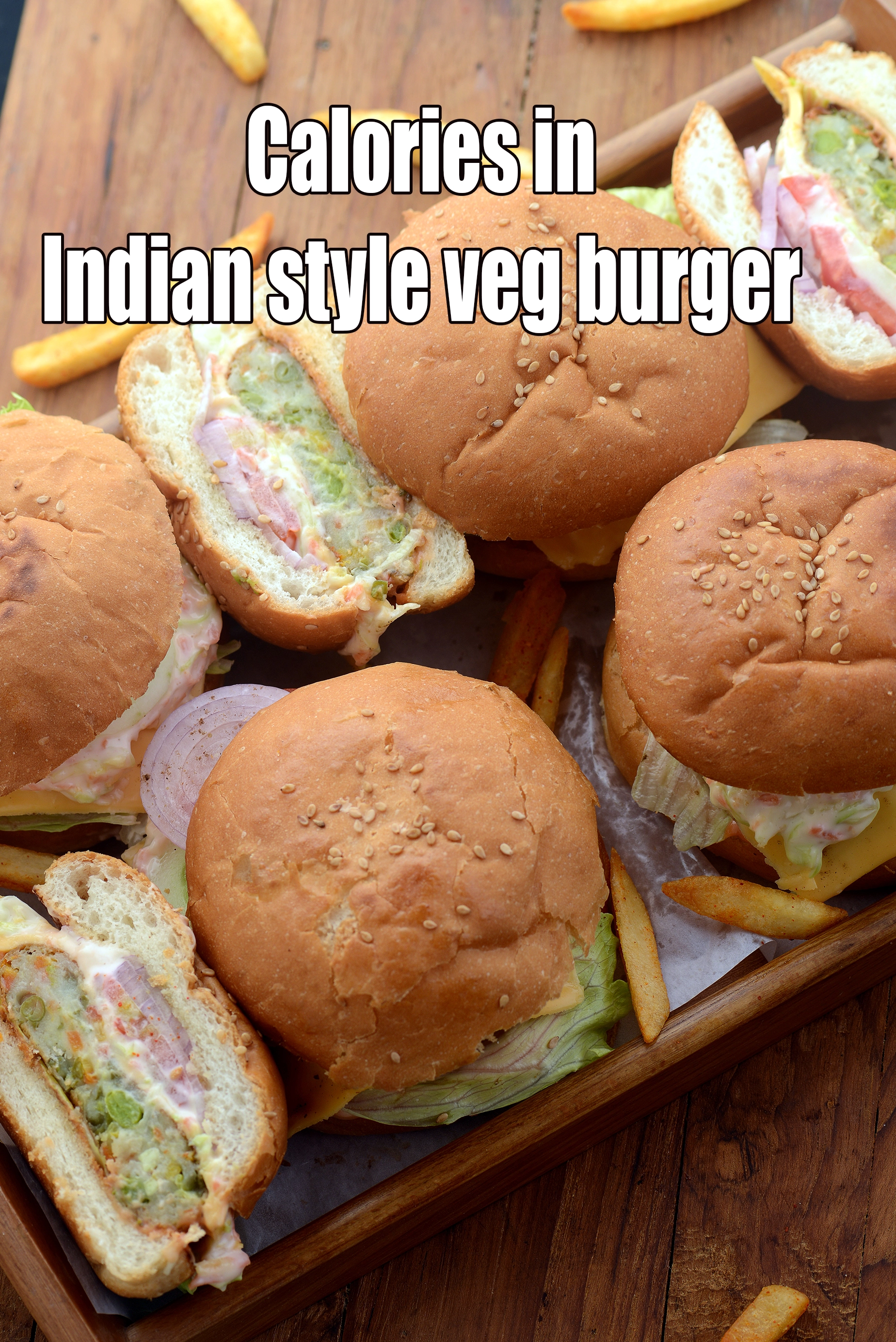 Vegetable Burger Indian Style