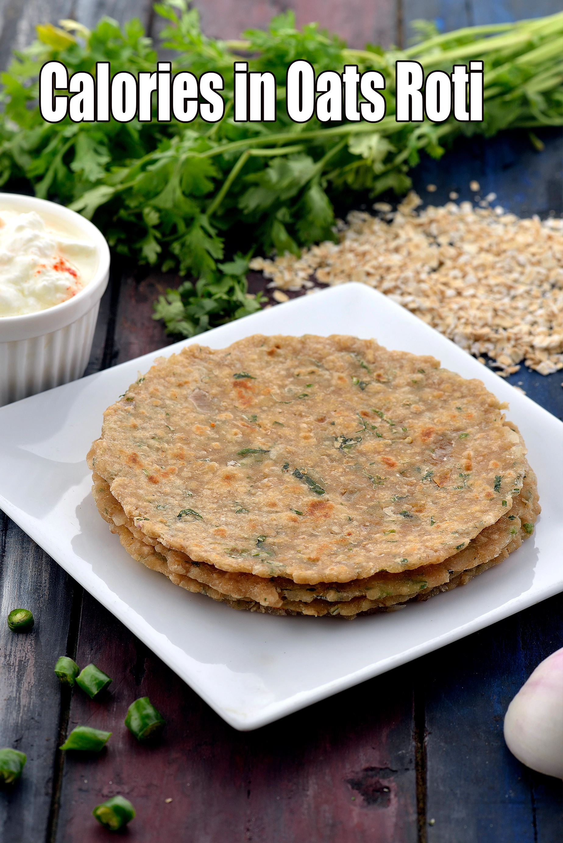 Healthy Oats Roti, Oats Paratha