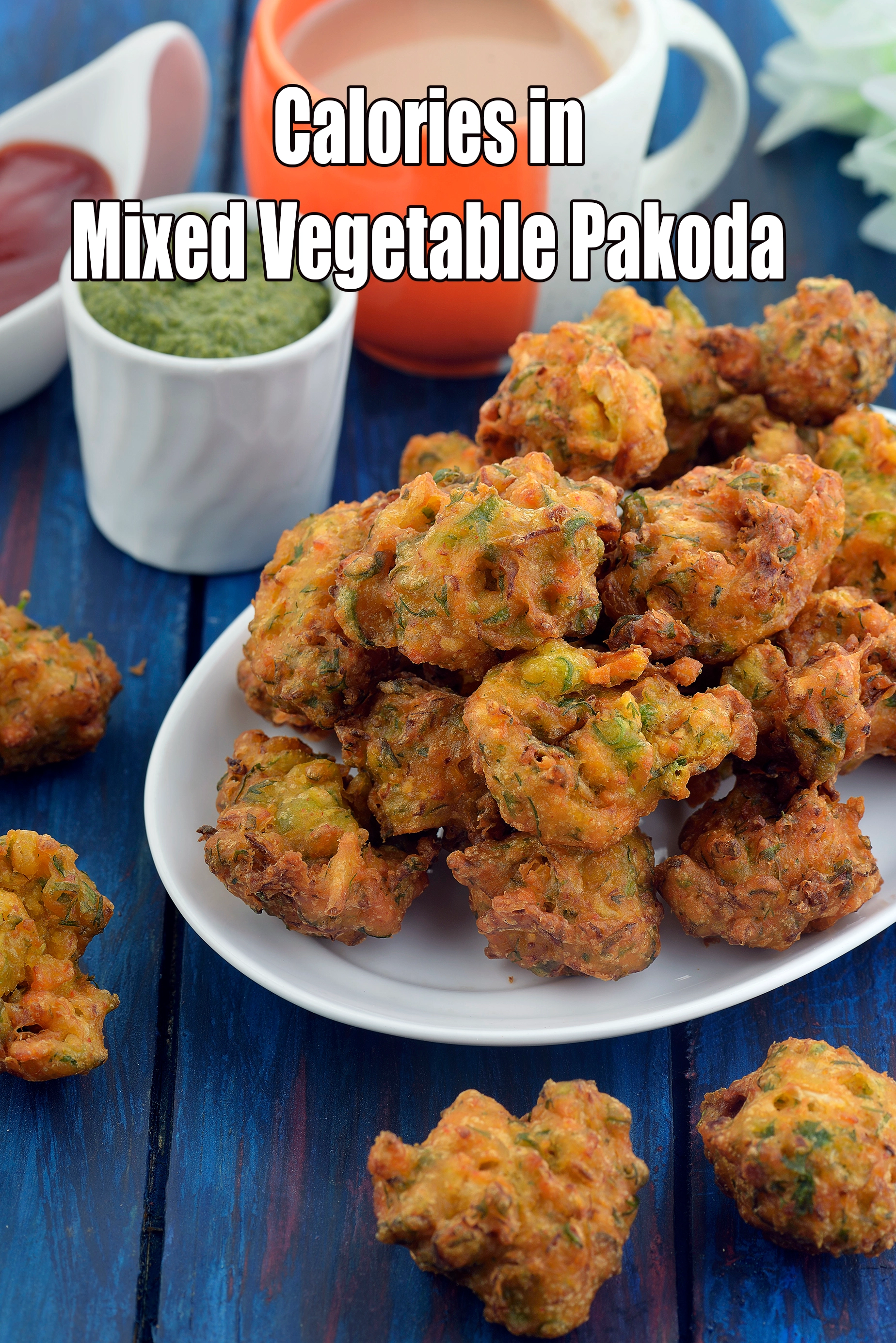 Calories in Veg Pakora, Mixed Vegetable Pakoda