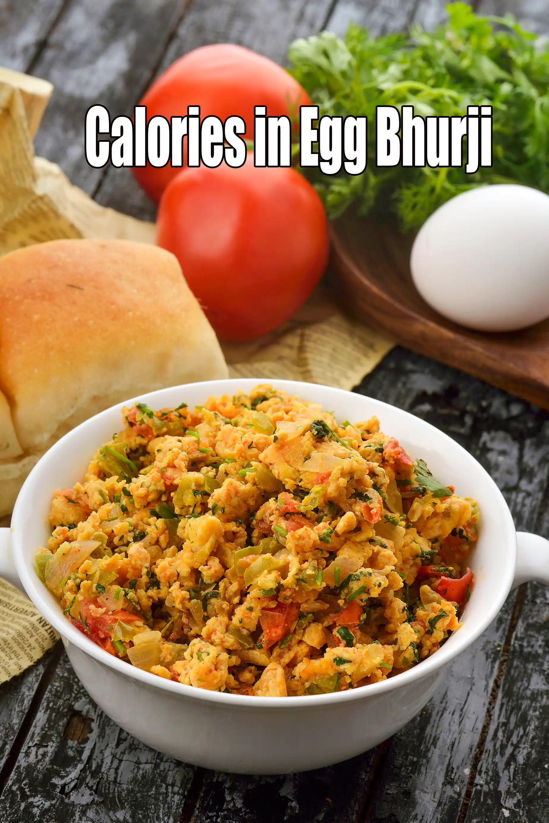 Calories in Egg Bhurji, Anda Bhurji , Egg Masala Bhurji