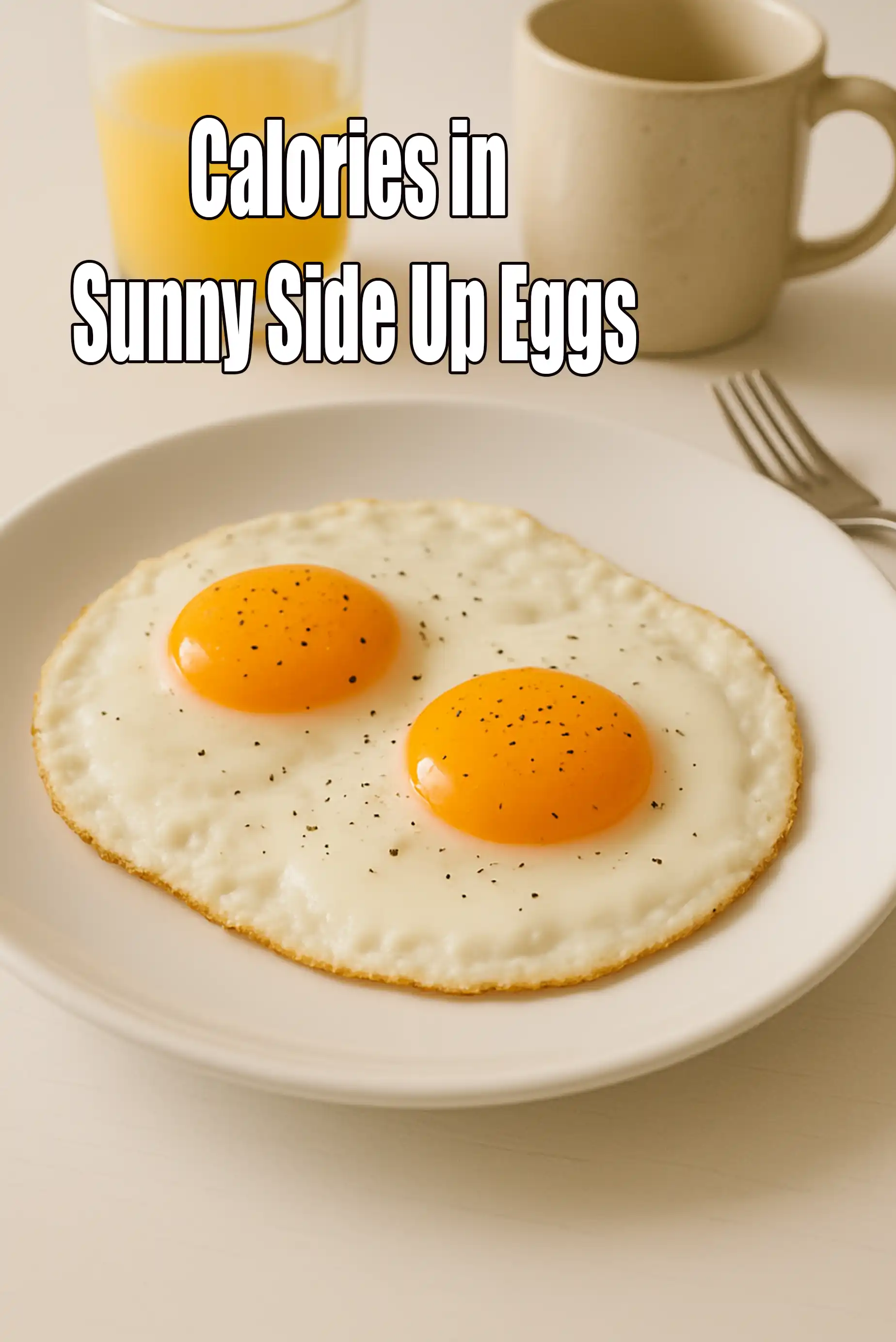 Sunny Side Up Eggs, Breakfast Recipe