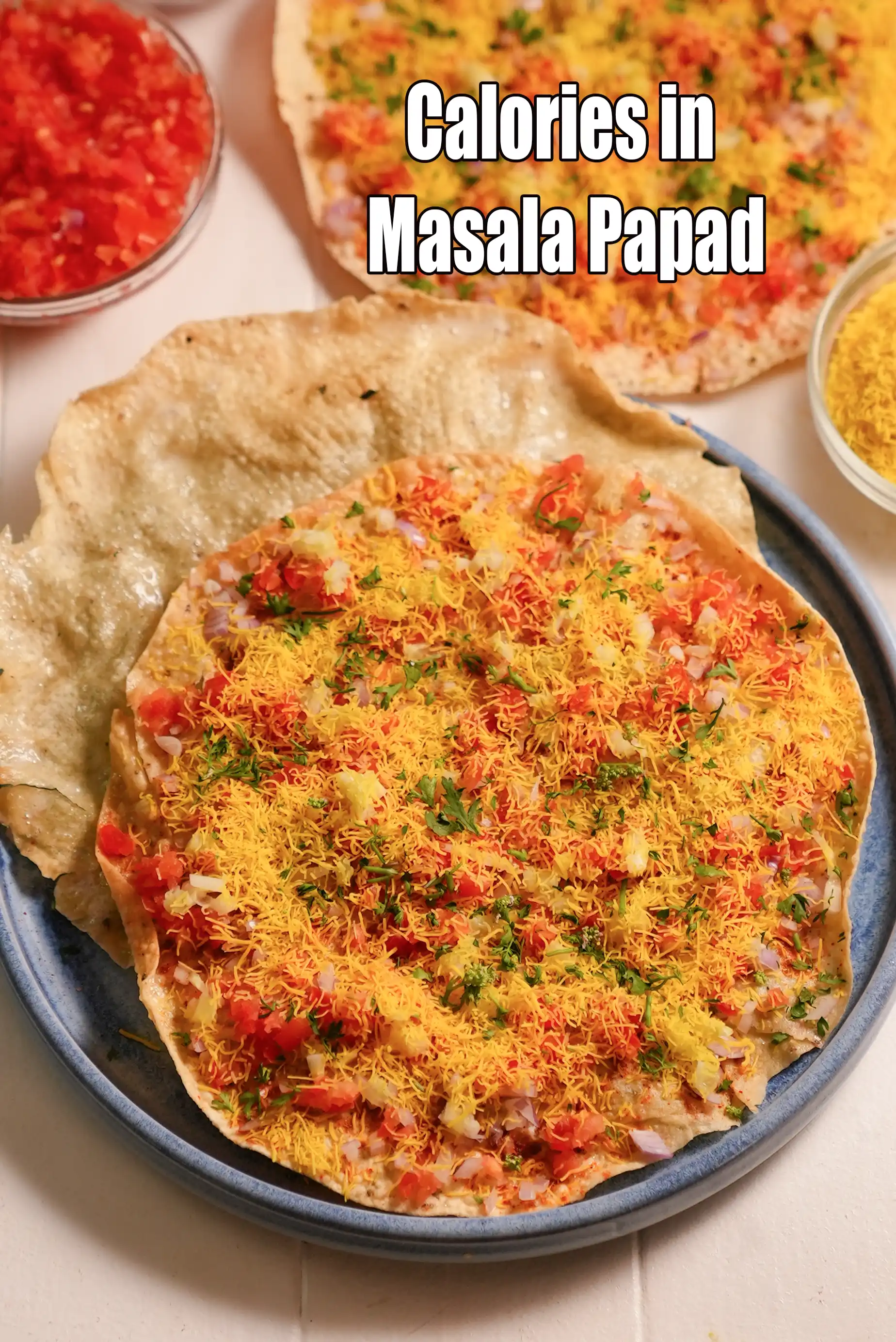 Calories in Masala Papad