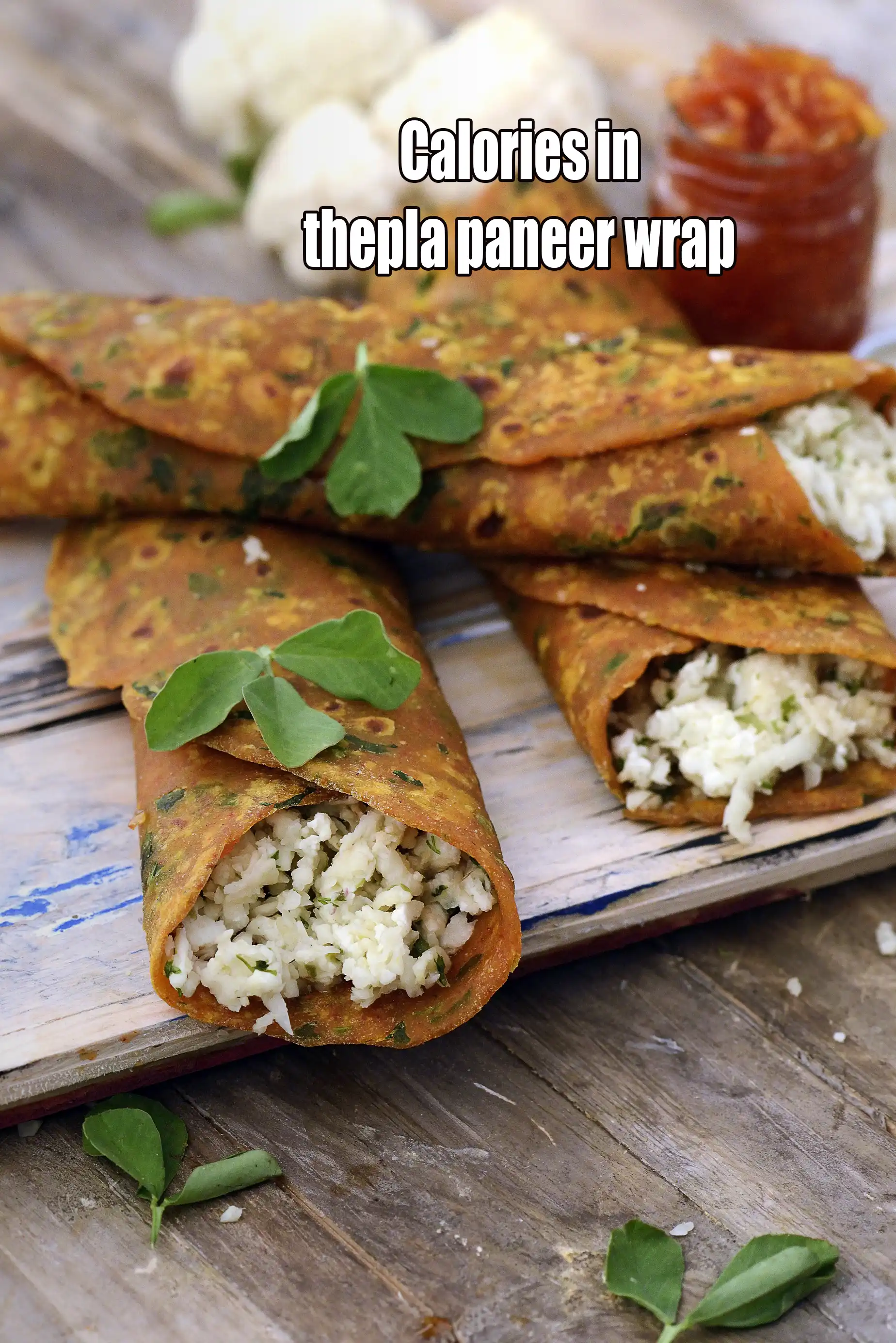 Thepla Paneer Wrap