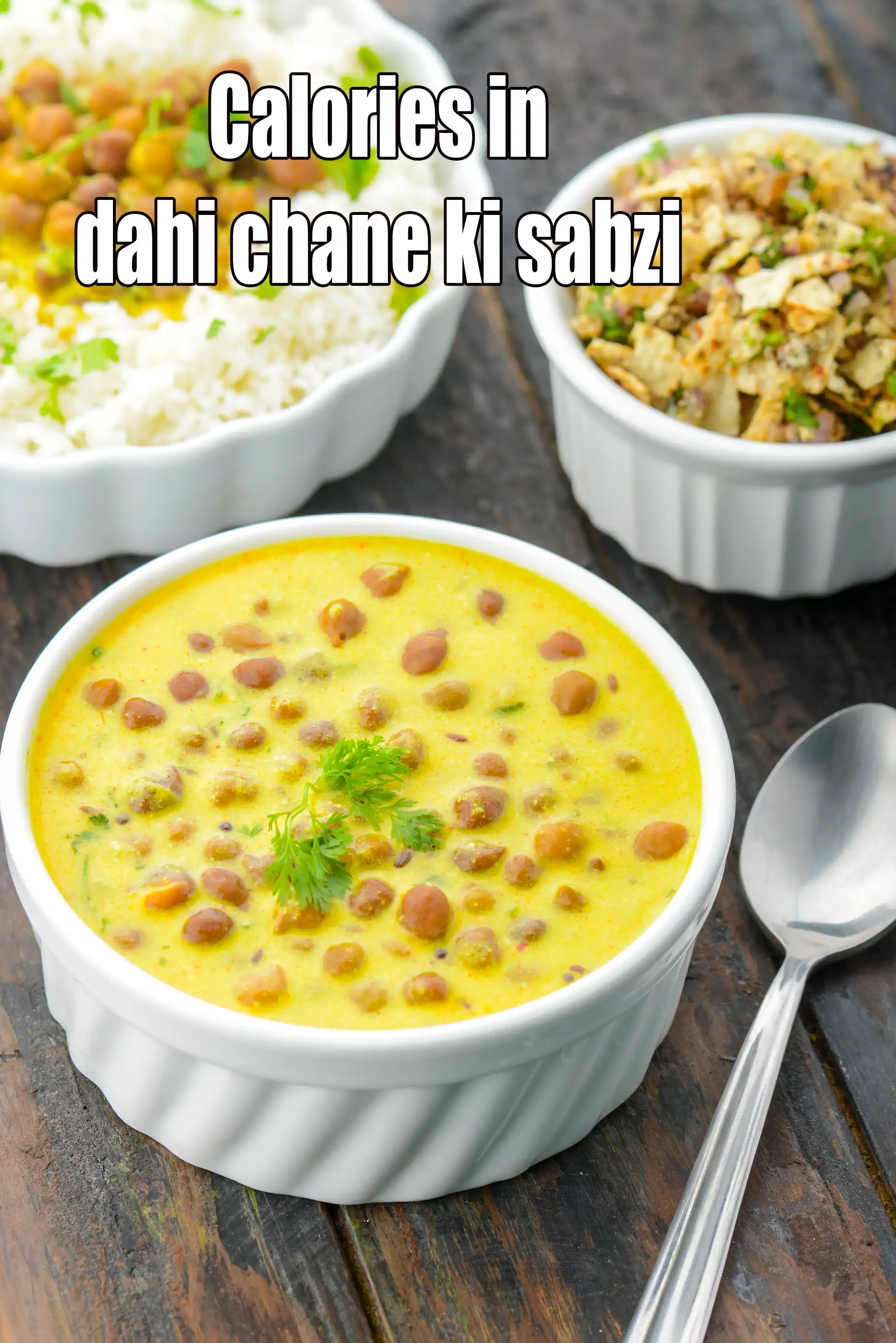 Calories in Dahi Chane ki Sabzi, Rajasthani Dahi Chane ki Sabji